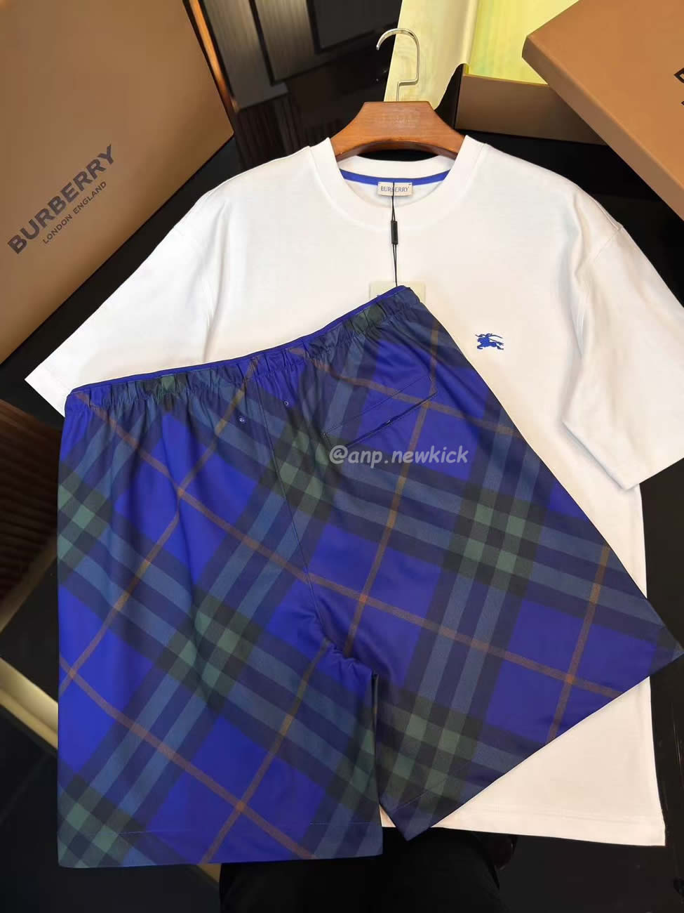 Burberry Patchwork Plaid Green Blue Brown (4) - www.newkick.vip